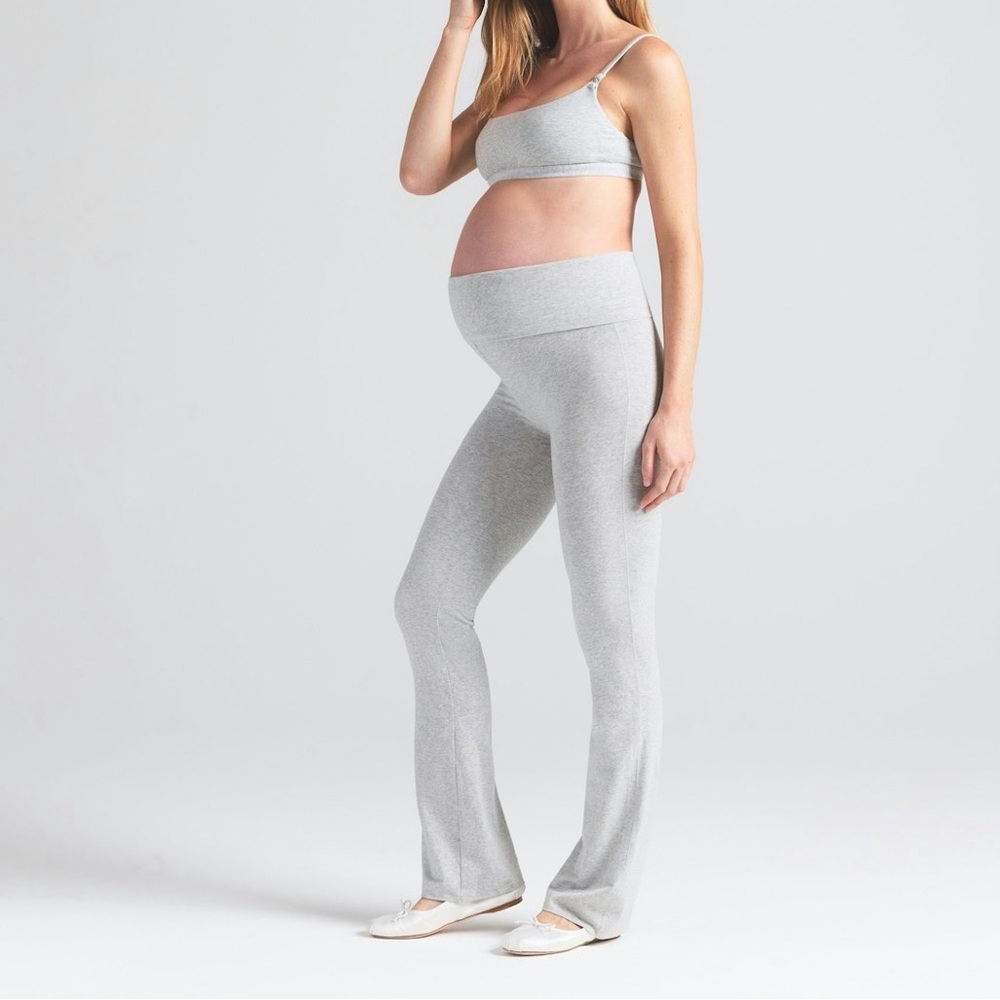 SKIMS Gray Maternity Pants